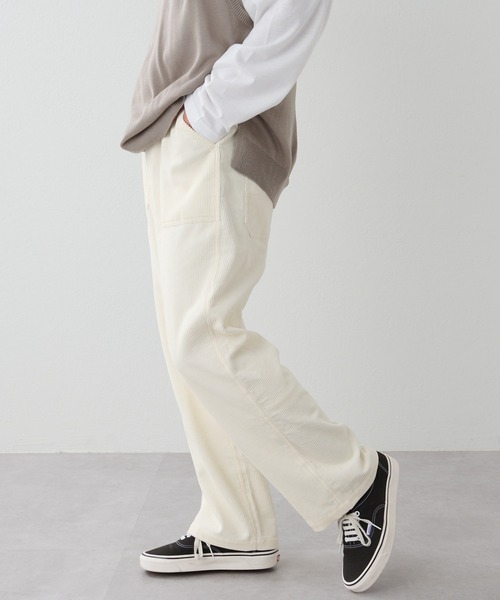 CIAOPANIC TYPY(チャオパニックティピー)の「■【佐久間大介さん着用】コーデュロイベイカーパンツ(その他パンツ・メンズ・ブラウン/オフホワイト/グリーン・M/L)」の11枚目の写真