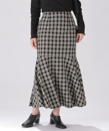 niko and... | チェックマーメイドスカート(スカート)