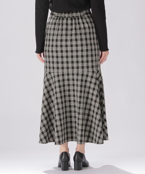 niko and（ニコアンド）の「チェックマーメイドスカート（スカート