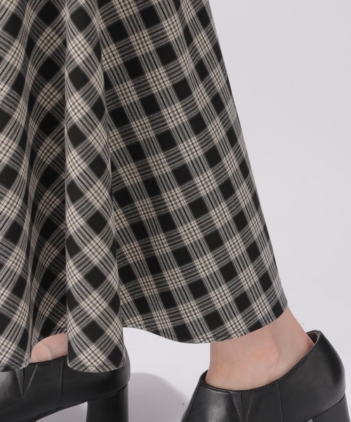 niko and（ニコアンド）の「チェックマーメイドスカート（スカート