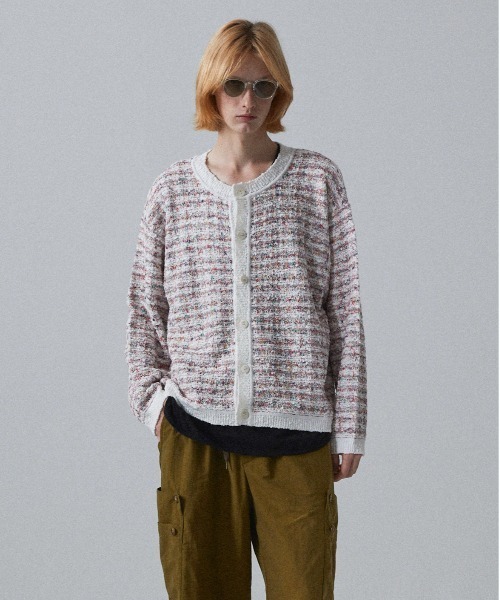 Iroquois（イロコイ）の「TUCK TWEED CD（ニット/セーター）」 - WEAR