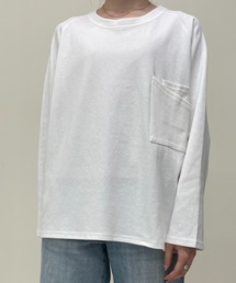 ポケット付きロングTシャツ