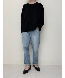 ポケット付きロングTシャツ