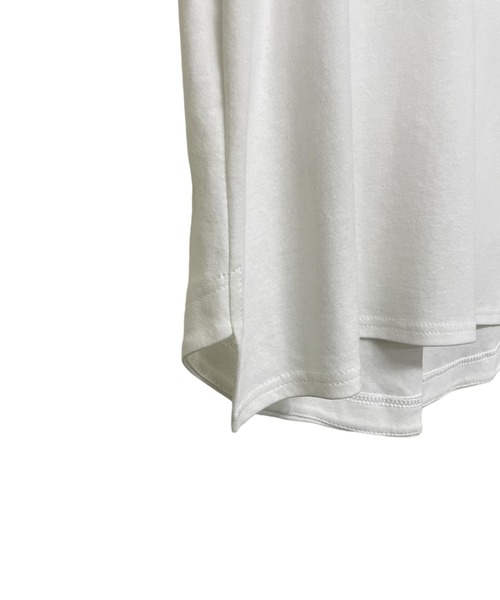 GLANCE(グランス)の「ポケット付きロングTシャツ(Tシャツ/カットソー・レディース・ブラック/カーキ/グレー/ホワイト/ブラウン・38)」の19枚目の写真