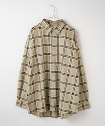 WHIMSIC | 【WHIMSIC】フランネルチェックレギュラーカラーシャツ(シャツ/ブラウス)