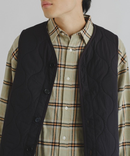 WHIMSIC（ウィムジック）の「【WHIMSIC】フランネルチェックレギュラーカラーシャツ（シャツ/ブラウス・レディース・グリーン/イエロー/ブルー/パープル/ピンク・FREE）」の16枚目の写真