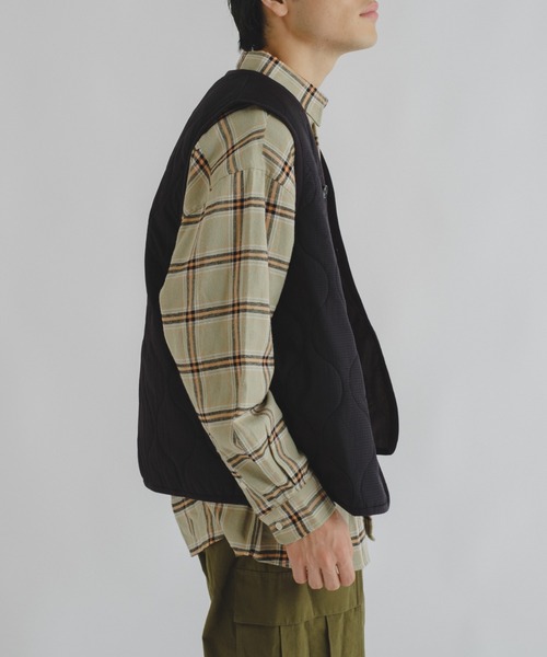 WHIMSIC（ウィムジック）の「【WHIMSIC】フランネルチェックレギュラーカラーシャツ（シャツ/ブラウス・レディース・グリーン/イエロー/ブルー/パープル/ピンク・FREE）」の19枚目の写真