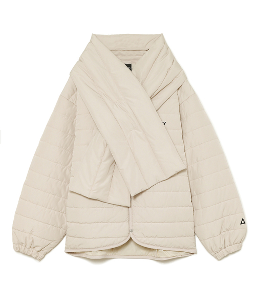 ReNorm（リノーム）の「GERRYキルティングジャケット（ダウンジャケット/コート・レディース・ベージュ/ブラック/オフホワイト・S）」の17枚目の写真