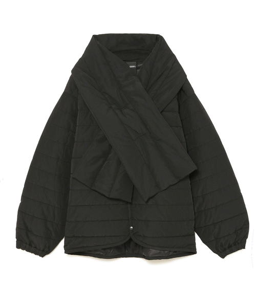 ReNorm（リノーム）の「GERRYキルティングジャケット（ダウンジャケット/コート・レディース・ベージュ/ブラック/オフホワイト・S）」の19枚目の写真