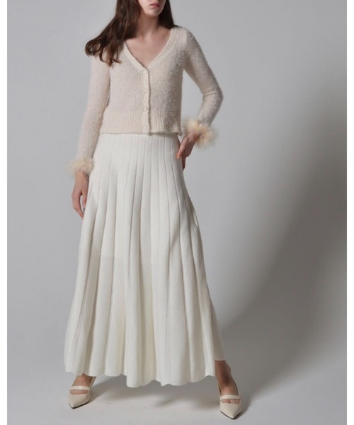 epine（エピヌ）の「volume knit long skirt（スカート・レディース・ホワイト/ベージュ/ブラック・S/M）」の19枚目の写真