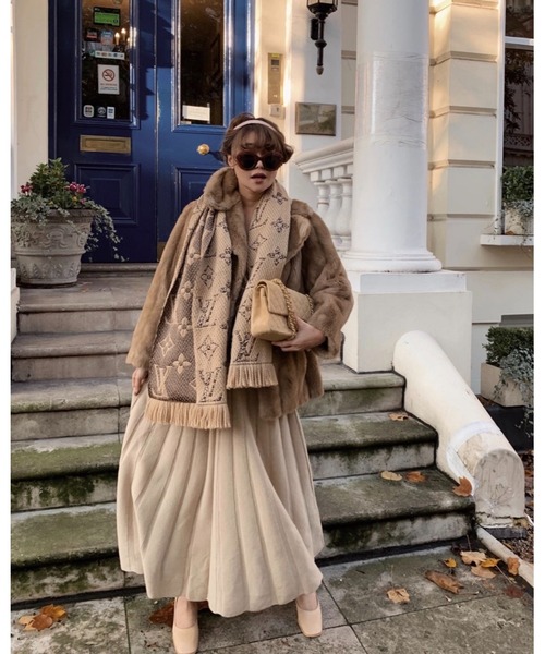 epine（エピヌ）の「volume knit long skirt（スカート・レディース・ホワイト/ベージュ/ブラック・S/M）」の15枚目の写真