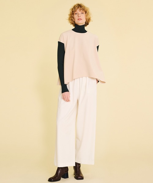 LANVIN en Bleu(ランバンオンブルー)の「ニットコンビ2wayフレアブラウス(シャツ/ブラウス・レディース・ブラック/ベージュ/ネイビー・38)」の19枚目の写真