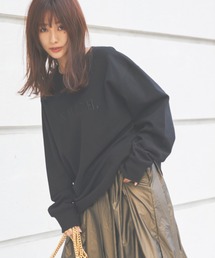 N WITH. | 刺繍クルーネックスエット(スウェット)