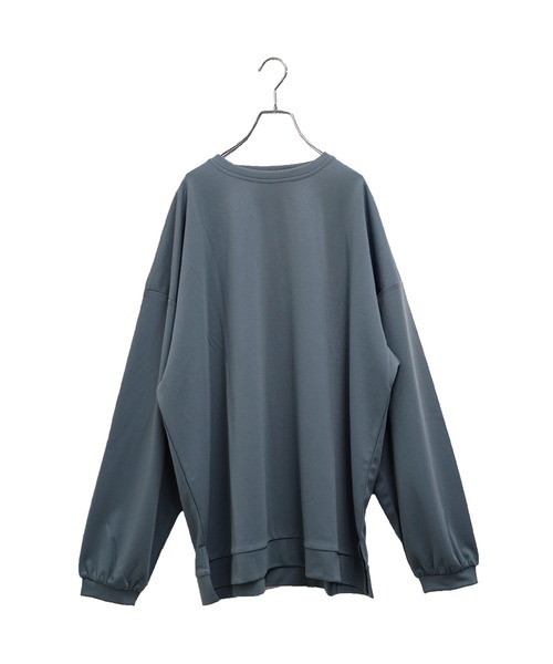 MinoriTY(マイノリティ)の「【MinoriTY】とろみ素材スウェット トレーナー 秋服(Tシャツ/カットソー・メンズ・グレー/ブラック/ベージュ/ブルーグレー/ワイン・M/L)」の15枚目の写真