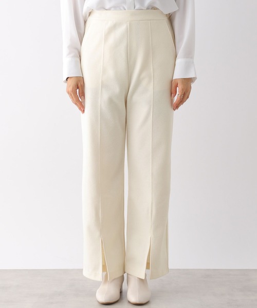 LEPSIM（レプシィム）の「フロントスリットイージーパンツ　166406（その他パンツ・レディース・ブラウン/アイボリー・FREE）」の19枚目の写真