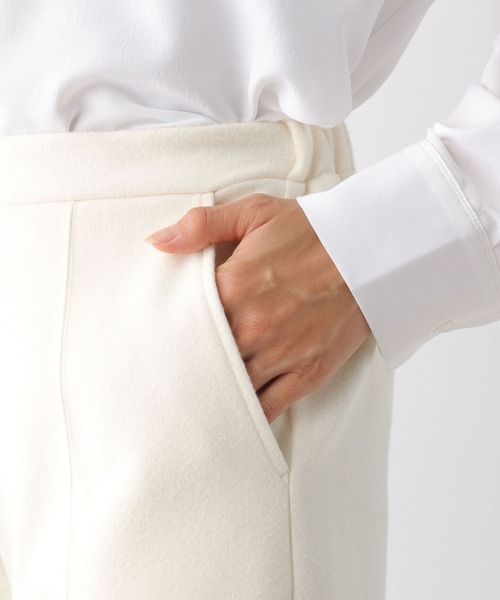 LEPSIM（レプシィム）の「フロントスリットイージーパンツ　166406（その他パンツ・レディース・ブラウン/アイボリー・FREE）」の4枚目の写真