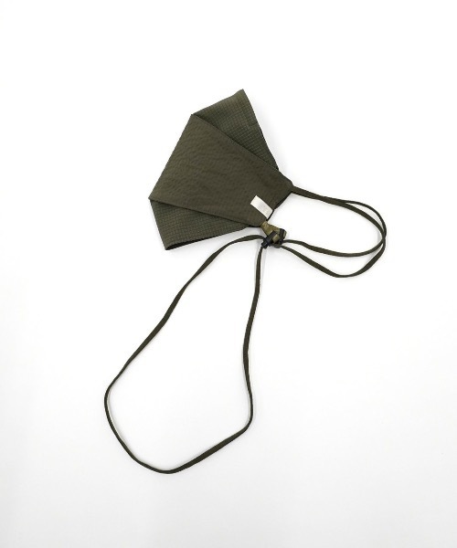 TROVE（トローヴ）の「TROVE / SUMMER 3D FACE MASK +NECK STRAP（マスク・メンズ・カーキ・S）」の3枚目の写真