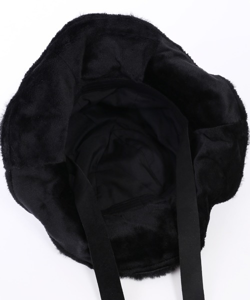 WC（ダブル シー）の「フェイクファーストラップハット（ハット・レディース・ブラウン/ブラック/アイボリー・FREE）」の15枚目の写真