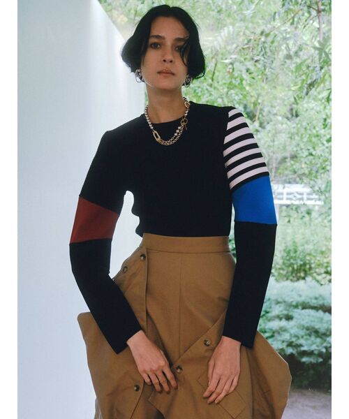 UN3D.（アンスリード）の「ミックスボールチェーンネックレス（ネックレス・レディース・シルバー/ゴールド・FREE）」の7枚目の写真