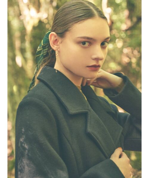 RESEXXY（リゼクシー）の「シアーチェックスカーフ（バンダナ/スカーフ・レディース・レッド/グリーン・FREE）」の8枚目の写真