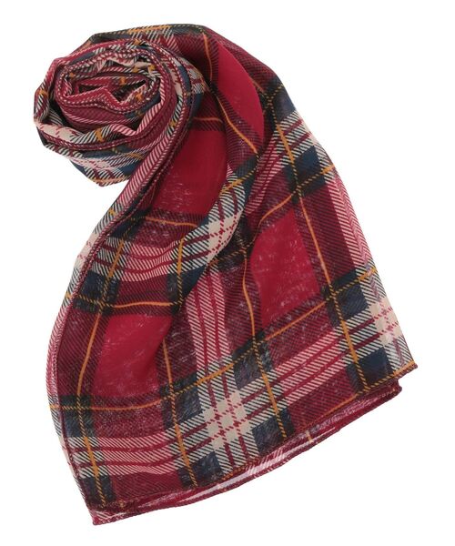 RESEXXY（リゼクシー）の「シアーチェックスカーフ（バンダナ/スカーフ・レディース・レッド/グリーン・FREE）」の11枚目の写真