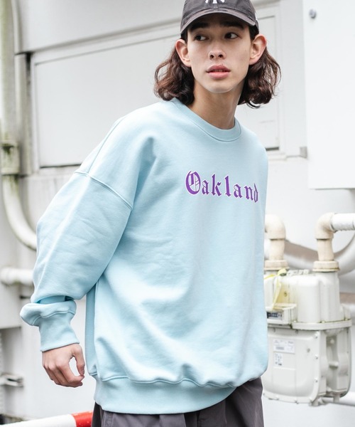 WEGO（ウィゴー）の「WEGO/ヘビーウエイトオールドイングリッシュプルオーバー（スウェット・メンズ・グレー系その他/ネイビー/マスタード/オートミール/ブラック/サックスブルー・MEDIUM/LARGE）」の11枚目の写真