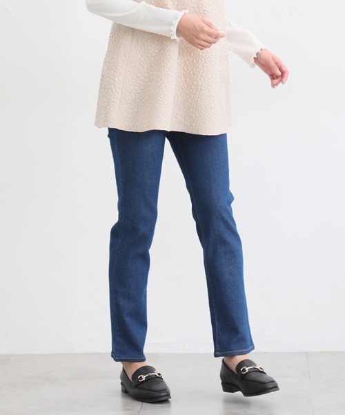 Honeys（ハニーズ）の「デニムスキニー（股下７０ｃｍ）（デニムパンツ・レディース・ライトインディゴブルー/ワンウォッシュ/ブルー/ブラック・SS/S/M/L/LL）」の11枚目の写真