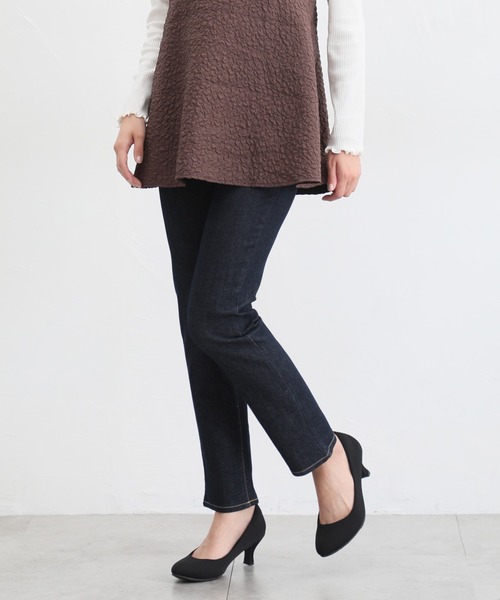 Honeys（ハニーズ）の「デニムスキニー（股下７０ｃｍ）（デニムパンツ・レディース・ライトインディゴブルー/ワンウォッシュ/ブルー/ブラック・SS/S/M/L/LL）」の13枚目の写真