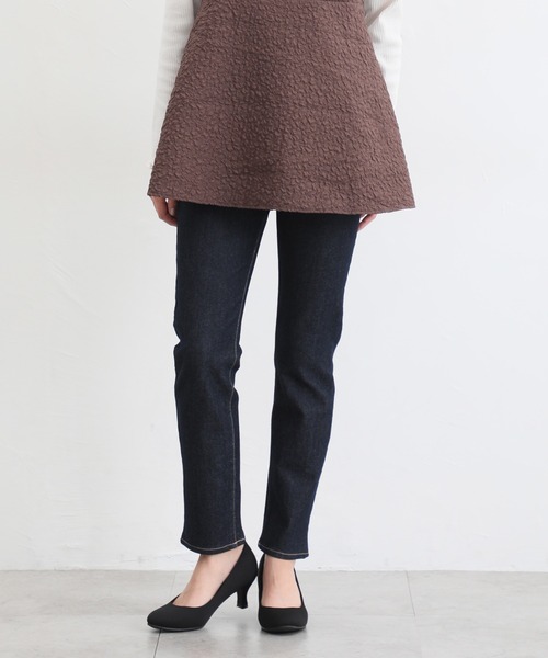 Honeys（ハニーズ）の「デニムスキニー（股下７０ｃｍ）（デニムパンツ・レディース・ライトインディゴブルー/ワンウォッシュ/ブルー/ブラック・SS/S/M/L/LL）」の14枚目の写真