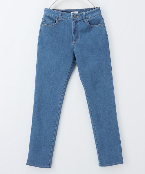 Honeys（ハニーズ）の「デニムスキニー（股下７０ｃｍ）（デニムパンツ・レディース・ライトインディゴブルー/ワンウォッシュ/ブルー/ブラック・SS/S/M/L/LL）」の16枚目の写真
