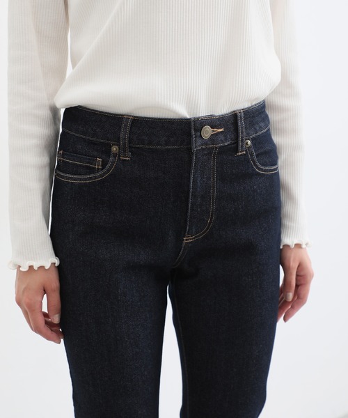 Honeys（ハニーズ）の「デニムスキニー（股下７０ｃｍ）（デニムパンツ・レディース・ライトインディゴブルー/ワンウォッシュ/ブルー/ブラック・SS/S/M/L/LL）」の19枚目の写真