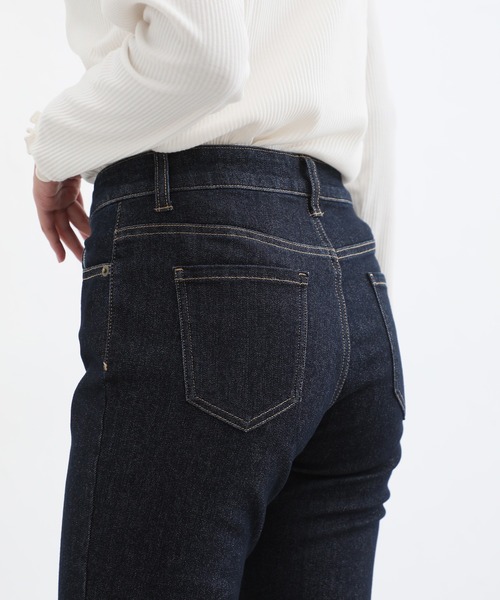 Honeys（ハニーズ）の「デニムスキニー（股下７０ｃｍ）（デニムパンツ・レディース・ライトインディゴブルー/ワンウォッシュ/ブルー/ブラック・SS/S/M/L/LL）」の20枚目の写真