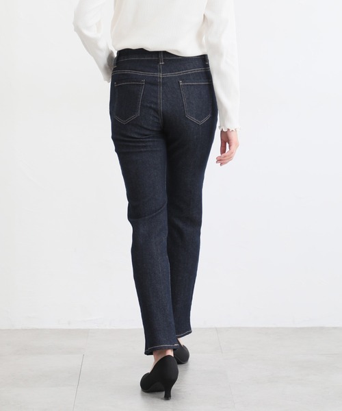 Honeys（ハニーズ）の「デニムスキニー（股下７０ｃｍ）（デニムパンツ・レディース・ライトインディゴブルー/ワンウォッシュ/ブルー/ブラック・SS/S/M/L/LL）」の18枚目の写真