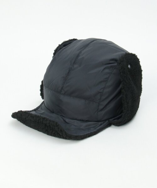 VENCEEXCHANGE（ヴァンスエクスチェンジ）の「TAION タイオン リバーシブルフライトキャップ（キャップ・レディース・グリーン系その他/オフホワイト/ブラック・FREE）」の3枚目の写真