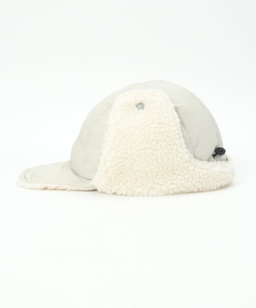 VENCEEXCHANGE（ヴァンスエクスチェンジ）の「TAION タイオン リバーシブルフライトキャップ（キャップ・レディース・グリーン系その他/オフホワイト/ブラック・FREE）」の6枚目の写真