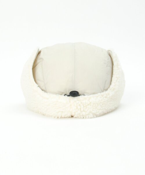 VENCEEXCHANGE（ヴァンスエクスチェンジ）の「TAION タイオン リバーシブルフライトキャップ（キャップ・レディース・グリーン系その他/オフホワイト/ブラック・FREE）」の4枚目の写真