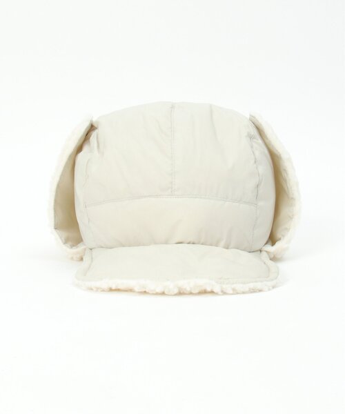 VENCEEXCHANGE（ヴァンスエクスチェンジ）の「TAION タイオン リバーシブルフライトキャップ（キャップ・レディース・グリーン系その他/オフホワイト/ブラック・FREE）」の7枚目の写真