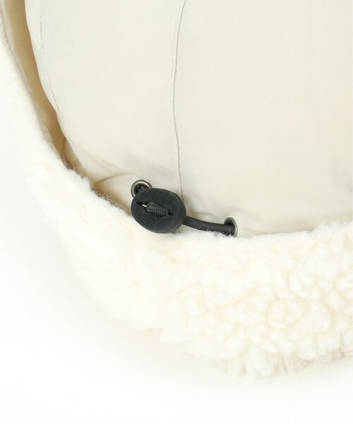 VENCEEXCHANGE（ヴァンスエクスチェンジ）の「TAION タイオン リバーシブルフライトキャップ（キャップ・レディース・グリーン系その他/オフホワイト/ブラック・FREE）」の10枚目の写真