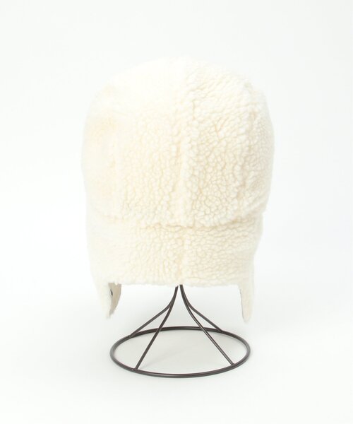 VENCEEXCHANGE（ヴァンスエクスチェンジ）の「TAION タイオン リバーシブルフライトキャップ（キャップ・レディース・グリーン系その他/オフホワイト/ブラック・FREE）」の17枚目の写真