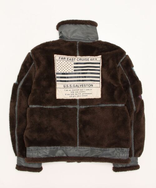 AVIREX（アヴィレックス）の「レトロ ボア B-3 トップガン / RETRO BOA B-3 TOPGUN / アヴィレックス / AVIREX（その他アウター・メンズ・ブラック/オリーブ系/ベージュ・L/XL/XXL/M）」の6枚目の写真