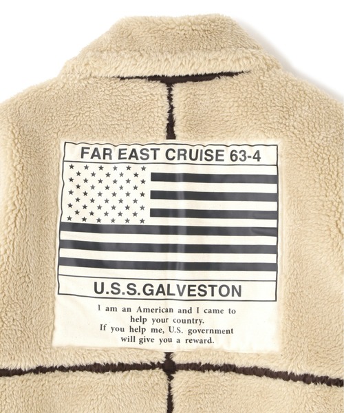 AVIREX（アヴィレックス）の「レトロ ボア B-3 トップガン / RETRO BOA B-3 TOPGUN / アヴィレックス / AVIREX（その他アウター・メンズ・ブラック/オリーブ系/ベージュ・L/XL/XXL/M）」の9枚目の写真