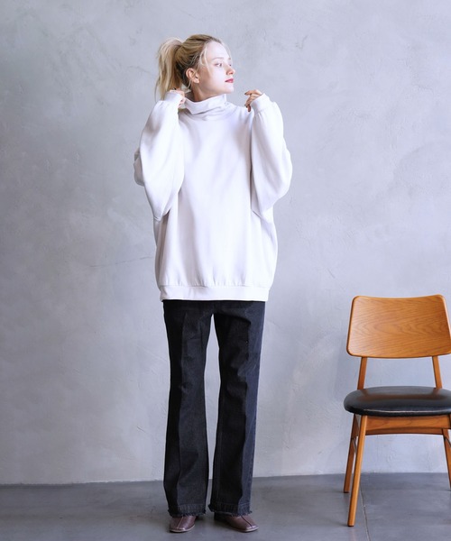 JUNRED（ジュンレッド）の「フリンジデニムフレアパンツ（デニムパンツ・メンズ・ネイビー/ブラック・S/M/L）」の7枚目の写真