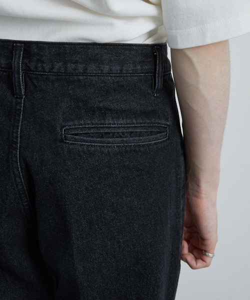 JUNRED（ジュンレッド）の「フリンジデニムフレアパンツ（デニムパンツ・メンズ・ネイビー/ブラック・S/M/L）」の6枚目の写真