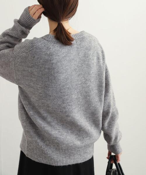 URBAN RESEARCH DOORS（アーバンリサーチドアーズ）の「畦編ファンシーカラーカーディガン（カーディガン/ボレロ・レディース・イエロー/ピンク/グレー・MEDIUM）」の8枚目の写真