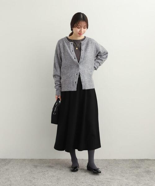 URBAN RESEARCH DOORS（アーバンリサーチドアーズ）の「畦編ファンシーカラーカーディガン（カーディガン/ボレロ・レディース・イエロー/ピンク/グレー・MEDIUM）」の10枚目の写真
