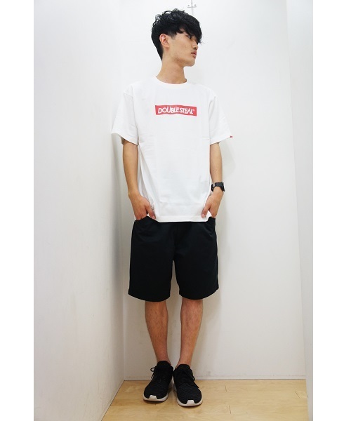 DOUBLE STEAL(ダブルスティール)の「BOX LOGO Tシャツ(Tシャツ/カットソー・メンズ・ホワイト/ブラック/グレー/ネイビー・LARGE/MEDIUM/X-LARGE/SMALL/XX-LARGE)」の11枚目の写真