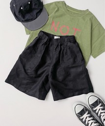 ARCH & LINE（アーチアンドライン）の「リネン混 ワイドショートパンツ LINEN/RAYON NEUTRAL SHORTS（その他パンツ）」