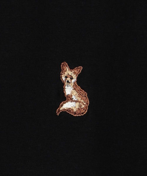 179/WG(イチナナキュウダブルジー)の「キツネ刺繍リンガーロンTEE(Tシャツ/カットソー・レディース・グリーン/ナチュラル/ブラック/ブルー/オフホワイト・FREE)」の18枚目の写真