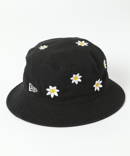 NEW ERA（ニューエラ）の「【NEW ERA】MLBフラワー刺繍バケット