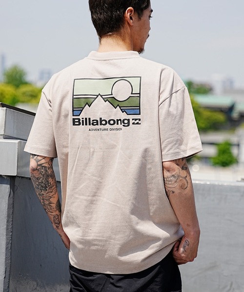 BILLABONG（ビラボン）の「【Web限定】ムラサスポーツ別注 BILLABONG/ビラボン ADIV LOGO ビックシルエット アウトドアデザイン バックプリントTシャツ BD011-279（Tシャツ/カットソー・メンズ・ブラック/グリーン/ホワイト/ブラウン・M/L/XL）」の3枚目の写真